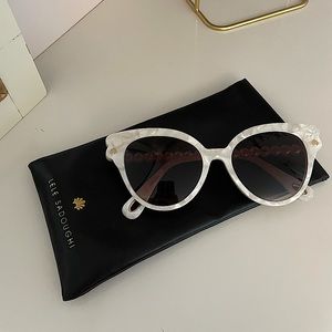 Lele Sadoughi Chealsea Pearl Cat Eye Sunglasses